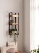 Wandregal 27x77x18 cm Massivholz Metall Hängeregal Regal Industrial