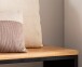 Sitzbank Holz Steinoptik 120 cm Bettbank Schlafzimmer Flurbank Modern