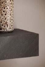 Wandregal 60x10x20 cm Massivholz Steinoptik Hängeregal Regal Modern