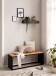 Wandregal 60x10x20 cm Massivholz Steinoptik Hängeregal Regal Modern