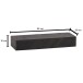 Wandregal 60x10x20 cm Massivholz Steinoptik Hängeregal Regal Modern