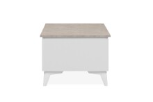 Couchtisch >Bertrix< in Sandstein / weiß - 100x40x55cm (BxHxT)