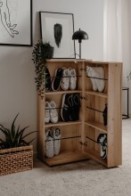 Schuhschrank >Satos< in Dekor Artisan Oak -...