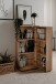 Schuhschrank >Satos< in Dekor Artisan Oak - 50x105x34cm (BxHxT)