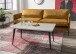 Couchtisch >2120-38< in Keramik Hochglanz grau Marmoriert - 110x42x60 (BxHxT)