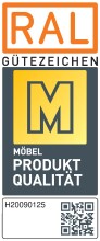 Nachtkommode >Monostar < (2er-Set) in Kristallweißglas / alpinweiß - 47x62x42cm B/H/T