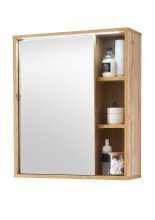 GREECE Spiegelschrank Bad mit LED-Beleuchtung in Wotan...