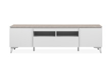 TV-Board >Bertrix< in Sandstein / weiß - 177x51,5x40cm (BxHxT)