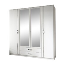 Drehtürenschrank >Duo< in WEISS,AUFLEISTUNGEN...