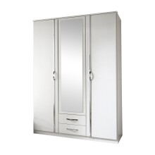 Drehtürenschrank >Duo< in WEISS,AUFLEISTUNGEN...