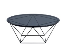 Couchtisch >Nario < Metall schwarz +...