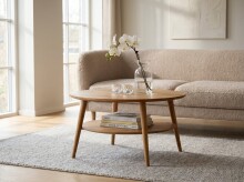 Couchtisch >Stella< in Wildeiche, Wildeiche -...