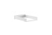 Wickelaufsatz >BILLY< in Satin Weiß, MDF - 49,5x10x67,8cm (BxHxT)