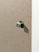 Kleiderschrank >CASAMI BRUGES< in Weiß lackiert, MDF - 57,6x171,3x37cm (BxHxT)