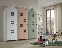 Kleiderschrank >CASAMI BRUGES< in Korpus Weiß...