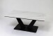 Couchtisch >2157-19< in hellgrau, Gestell Metall - 110x42cm (BxH)