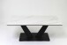 Couchtisch >2157-19< in hellgrau, Gestell Metall - 110x42cm (BxH)