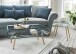 Couchtisch >5/215< in Klarglas, Massiv - 100x45x60cm (BxHxT)