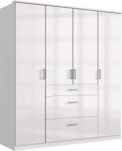 Drehtürenschrank >Clack< in HOCHGLANZ LACK...