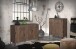 Sideboard >GENIO industrial< in Eiche, Holzwerkstoff - 138x84x40cm (BxHxT)