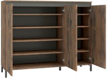 Schuhschrank >GENIO industrial< in Eiche,...