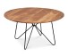 Couchtisch >Faber 2< in braun / schwarz - 46x90 (HxD)