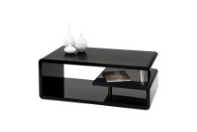 Couchtisch >5052-05< in Schwarz, MDF - 110x42x60cm...
