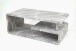 Couchtisch >5052-38< in Marmor Grau, MDF - 110x42x60cm (BxHxT)