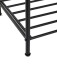 Schuhregal >25561< in schwarz, Metall - 83x58x35cm (BxHxT)