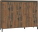 Garderoben-Set "GENIO industrial" 4-tlg in Eiche - Stellmaß ca. 190x40x190 cm