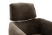 Armlehnstuhl >QUEBEC< (2-er Set) in Braun, Polyester - 60x92x64cm (BxHxT)