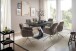 Armlehnstuhl >QUEBEC< (2-er Set) in Braun, Polyester - 60x92x64cm (BxHxT)