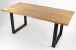 Esstisch >9208-160< in Eiche, Eiche Massiv - 160x76x90cm (BxHxT)
