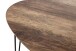 Beistelltisch >25856< (2er Set) in schwarz-eiche, MDF, Metall - 40x43x40 (BxHxT)