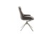 Schalenstuhl >PELION< (2-er Set) in Schlamm, Polyester - 55x90x62cm (BxHxT)
