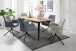 Armlehnstuhl >DIVERIA< (2-er Set) in Anthrazit, Polyester - 64x90x66cm (BxHxT)