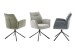 Armlehnstuhl >DIVERIA< (2-er Set) in Olive, Polyester - 64x90x66cm (BxHxT)
