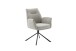 Armlehnstuhl >DIVERIA< (2-er Set) in Taupe, Polyester - 64x90x66cm (BxHxT)