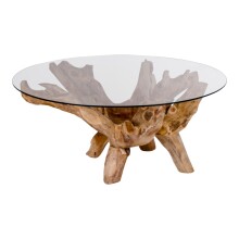Couchtisch >Amazon< in Natur, Teak - 110x50x110cm (BxHxT)