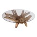 Couchtisch >Amazon< in Natur, Teak - 110x50x110cm (BxHxT)
