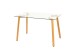 Esstisch >9/171< in Klarglas, Glas - 120x75x70cm (BxHxT)