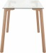 Esstisch >9/171< in Klarglas, Glas - 120x75x70cm (BxHxT)