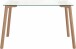 Esstisch >9/171< in Klarglas, Glas - 120x75x70cm (BxHxT)