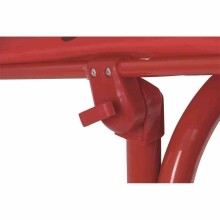 Hollywoodschaukel >Marie< in rot, gelb - 75x118x115 (BxHxT)