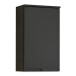 Badezimmer-Set "Spice" schwarz matt (5tlg.) mit Hochschrank, Waschbeckenunterschrank, Spiegelschrank, Kommode und Hängeschrank - 170 x 191 x 32 cm (B/H/T)