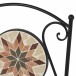 Klappstuhl >Stella< in matt schwarz - 49,5x89,5x39 (BxHxT)