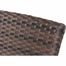 Gartenstuhl >Minas< in schwarz, maron - 60x83x56 (BxHxT)