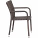 Gartenstuhl >Minas< in schwarz, maron - 60x83x56 (BxHxT)