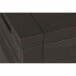 Kissenbox >Woody< in anthrazit, Kunststoff - 46x58x120cm (BxHxT)