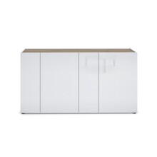 Sideboard >Tango< in weiss hochglanz - 174x92x40cm (BxHxT)